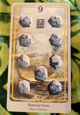 Nine of Coins - Tarot & Tea