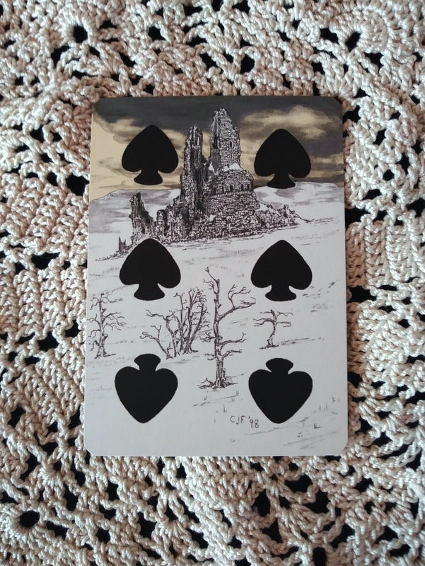 Six of Spades - Tarot & Tea