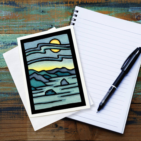 Greeting Card Coastline