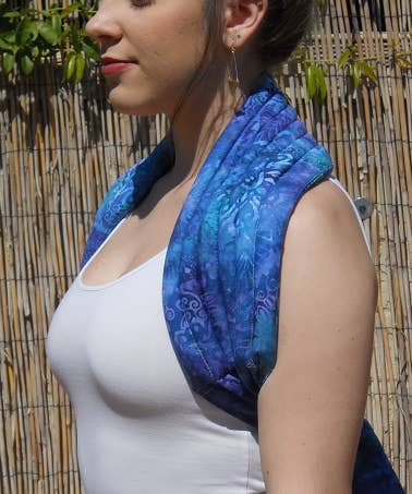LARGE Back Neck & Shoulder Wrap organic hot/cold relaxation