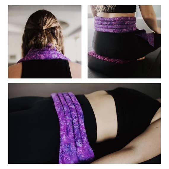 LARGE Back Neck & Shoulder Wrap organic hot/cold relaxation