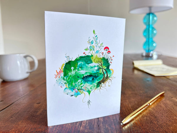 The World Awaits - Greeting Card