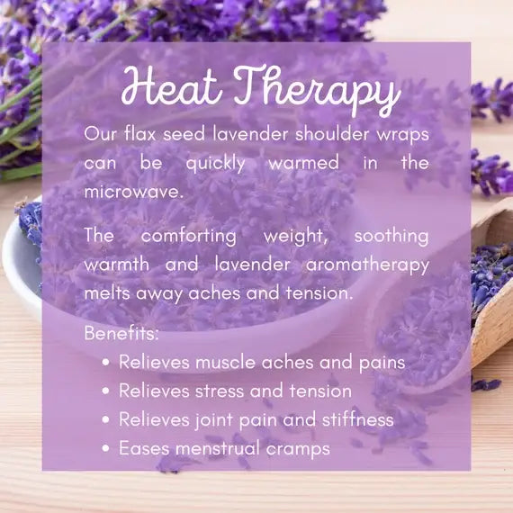 PETITE Back Neck & Shoulder Wrap organic hot/cold relaxation