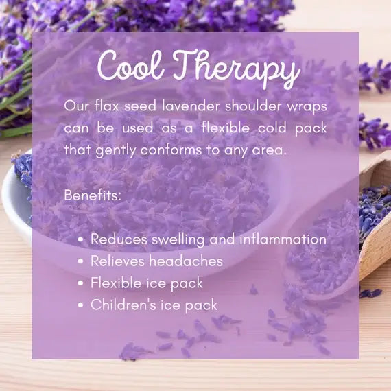 PETITE Back Neck & Shoulder Wrap organic hot/cold relaxation