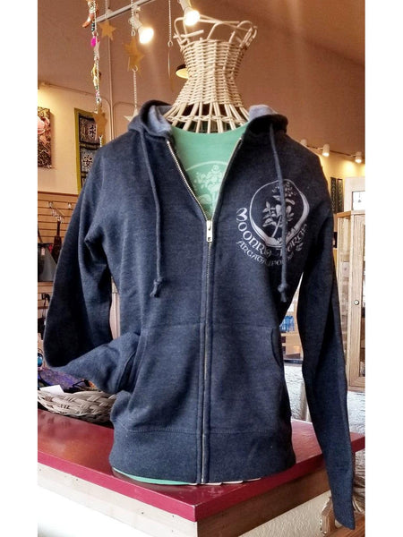 Moonrise Herbs Hooded Zip-Up Sweatshirt