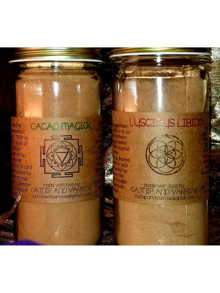 Mezcla en polvo de cacao Luscious Libido de Catnip & Yarrow