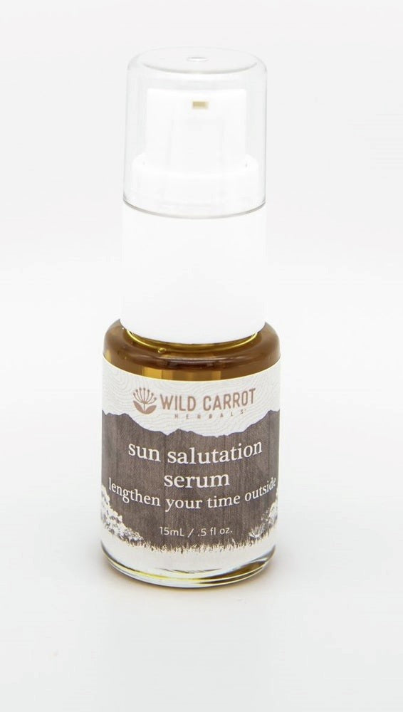 Suero de saludo al sol de zanahoria silvestre, 15 ml