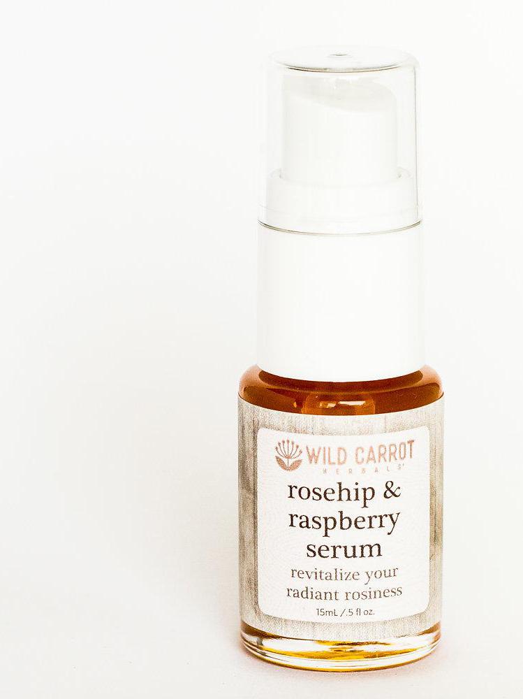 Wild Carrot Rosehip & Raspberry Serum, 0.5oz