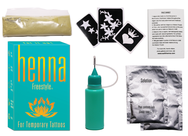 Earth Henna Freestyle Kit – Premium
