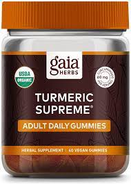 Gummies quotidiennes suprêmes au curcuma par Gaia Herbs