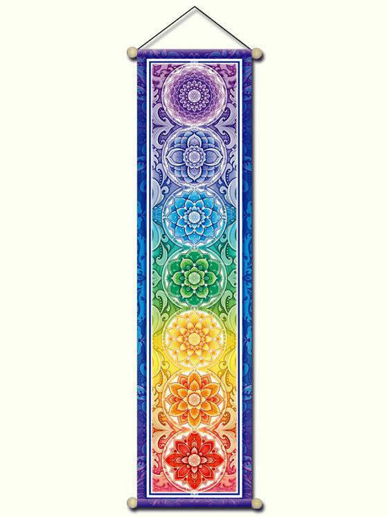 Rainbow Chakra Prana Banner, Small