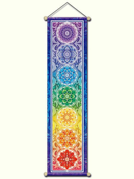 Rainbow Chakra Prana Banner, Small