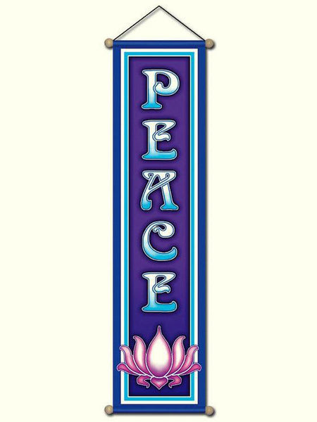 Peace Lotus Banner, Small