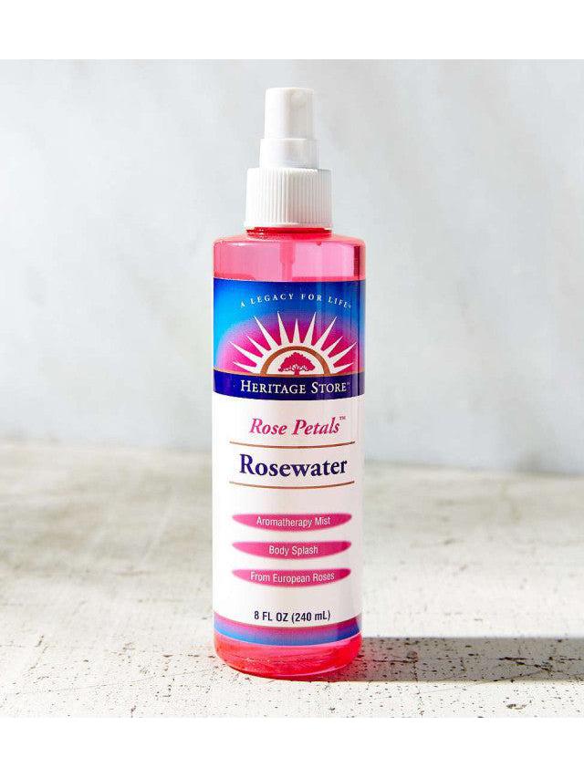 Heritage Store Rosewater, 4oz