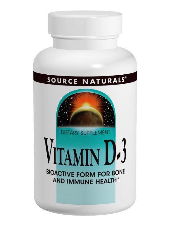 Source Naturals Vitamin D3 2000IU 60 Caps